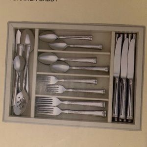 Lenox Esquire Stainless Flatware 65 piece set.